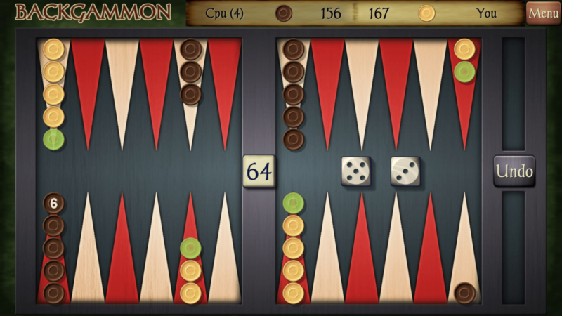 Different types of variants of backgammon game played by people